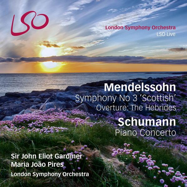 Schumann piano concerto Mendelssohn Symphony No. 3 Maria Joao Pires John Eliot Gardiner LSO Live