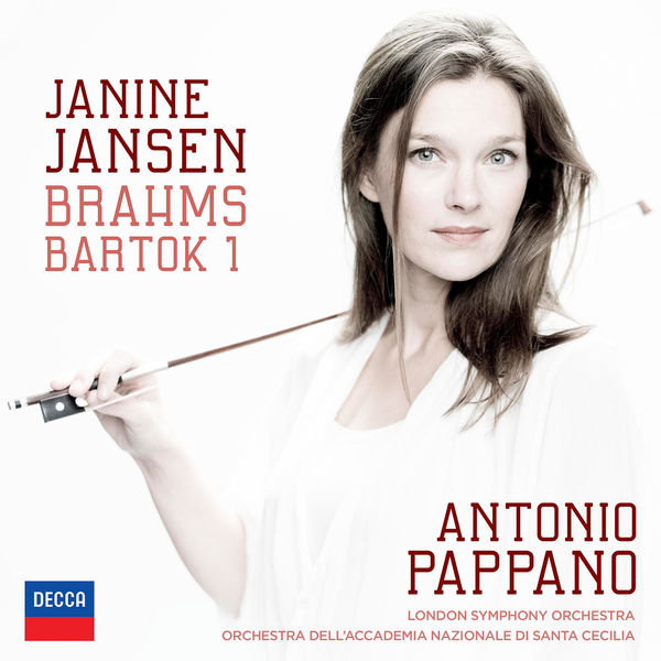Janine Jansen Brahms Bartok Violin Concertos Antonio Pappano London Symphony Orchestra Orchestra dell'Accademia Nazionale di Santa Cecilia Decca 2015