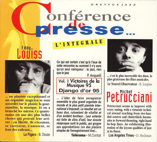 Michel Petrucciani Eddy Louiss Conférence de Presse Dreyfus 1994