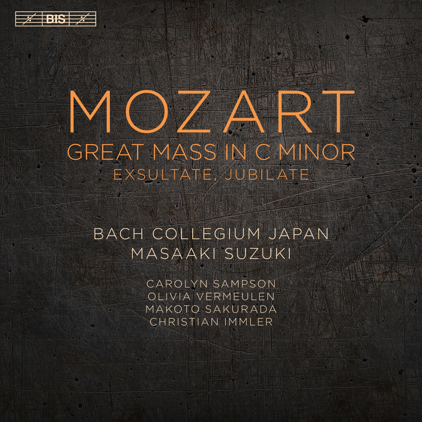 Mozart: Great Mass in C-Minor Exsultate Jubilate Masaaki Suzuki Bach Collegium Japan BIS 2016 24/96