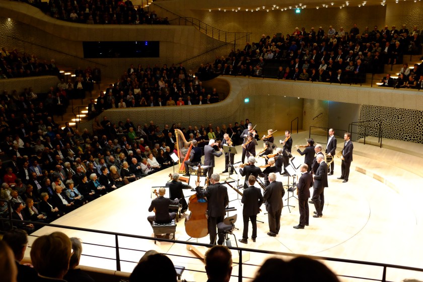 Xavier de Maistre, William Christie, Les Arts Florissants Elbphilharmonie March 26, 2017 (c) Musicophile